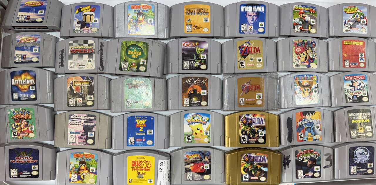 NES SNES N64 ATARI GAMES, Console, System NINTENDO SUPER