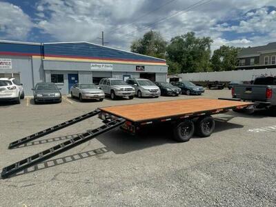 FOR RENT. 8x16 Flat Deck Over Trailer