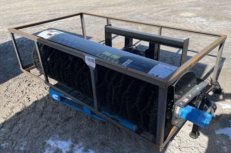New / Unused 72 inch Skid Steer Broom