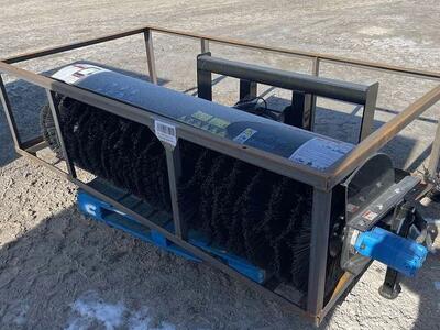 New / Unused 72 inch Skid Steer Broom