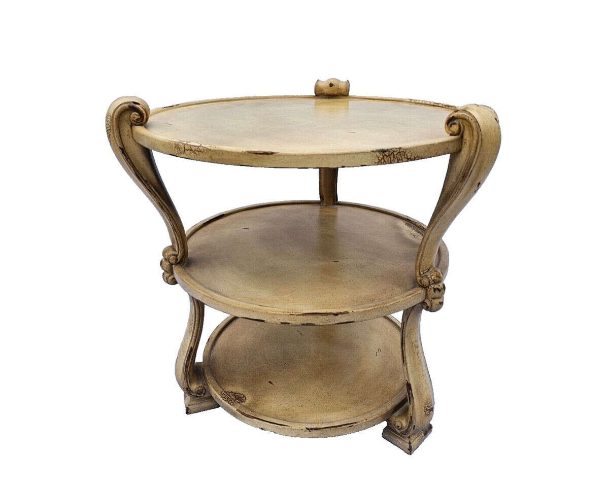 Hickory Chair Co. 3 Tier Accent Table 30"x30"x29"