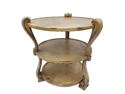 Hickory Chair Co. 3 Tier Accent Table 30"x30"x29"