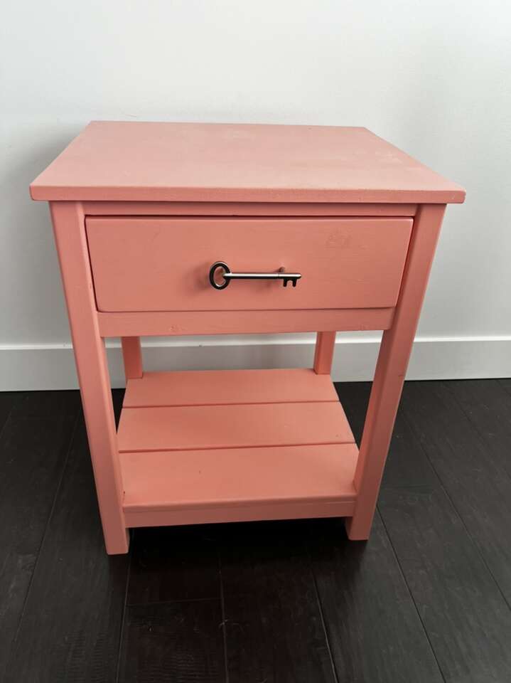 Cute Pink Nightstand Furniture