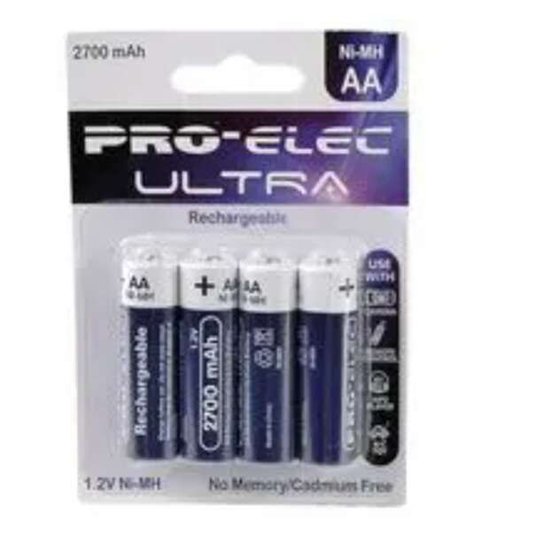 New PRO-ELEC ULTRA 298-0015 AA Rechargeable Battery