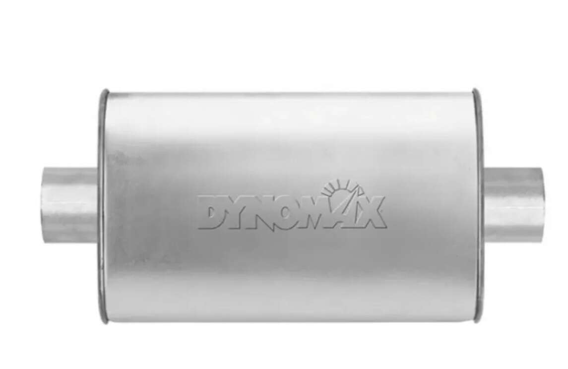 New in Box Dynomax 16" Body Center Inlet Center Outlet Super Turbo Muffler