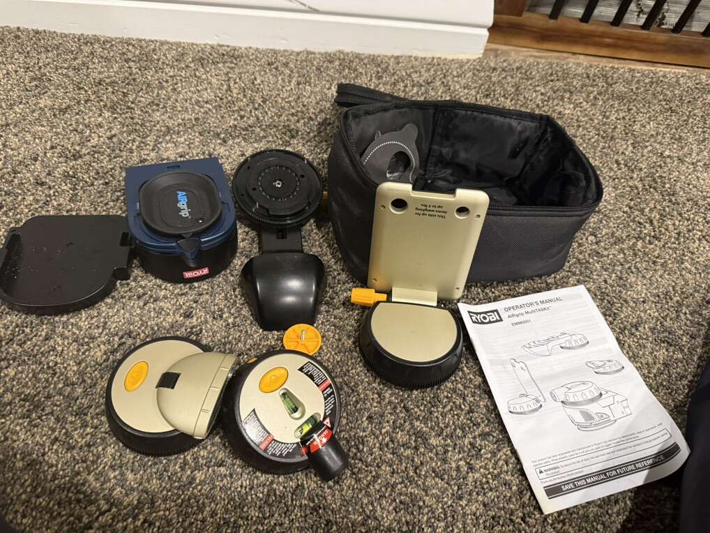 New Ryobi Airgrip Multitaskkit Laser, EMM0001