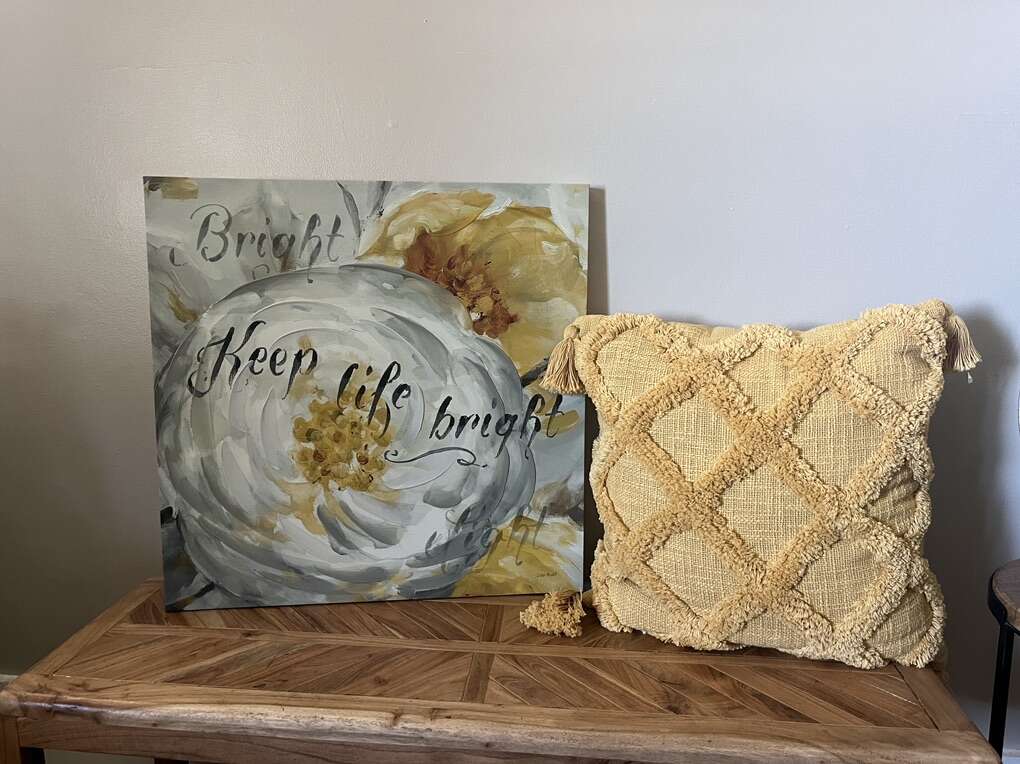 Canvas Art And Pillow