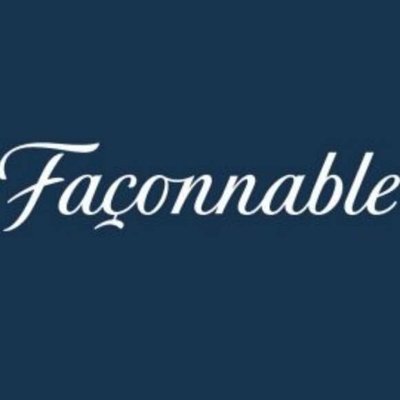 6 Faconnable button down collar shirts for sale.