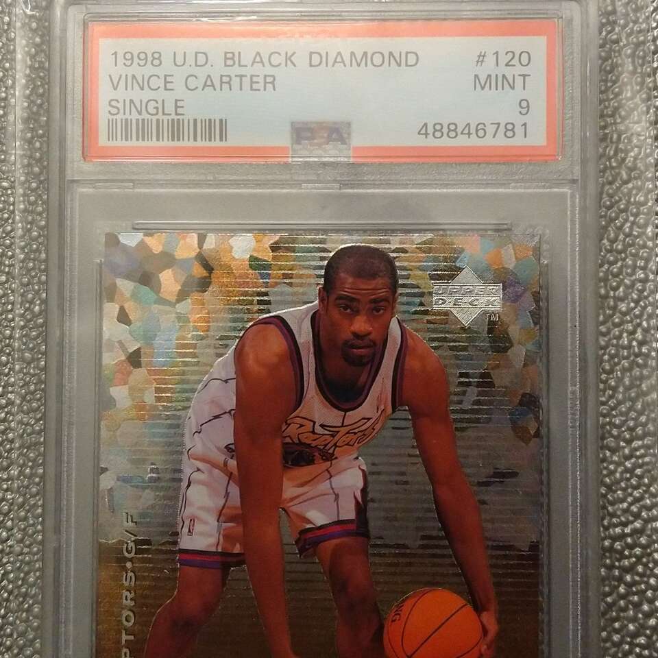 Vince Carter 1998-99 Upper Deck Black Diamond RC PSA MINT rookie card