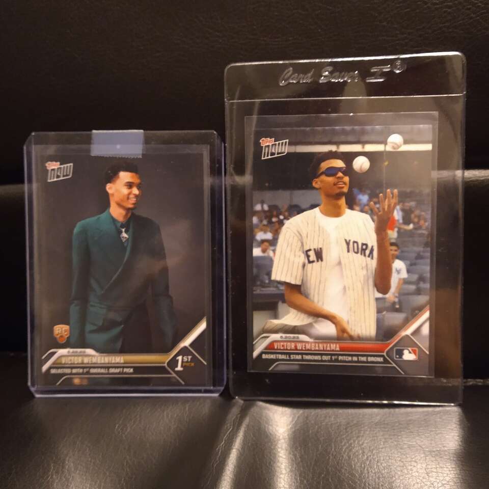 Topps Now Victor Wembanyama Draft or 1st Pitch