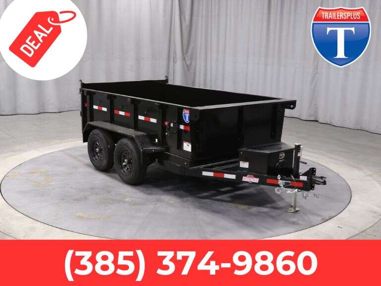 6 X 10 Interstate LoadRunner Bumper Pull Dump 10K Trailer