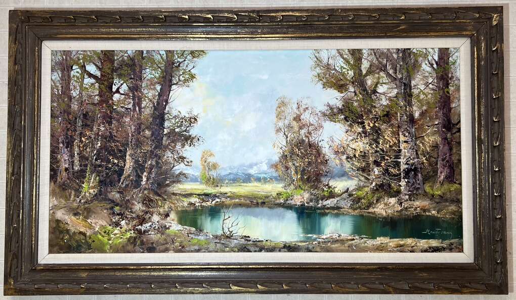 Oil On Canvas Painting