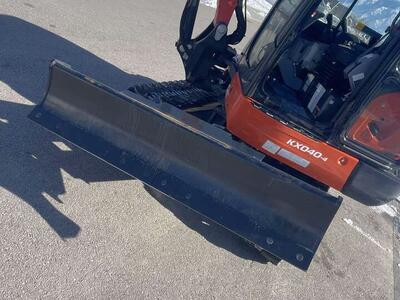 Cabbed Mini excavator $350 A Day W Trailer 6 way blade!
