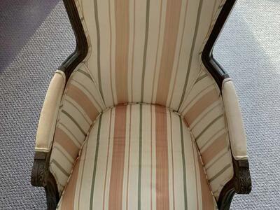 Highback Arm Chair Apricot. 2 Chairs