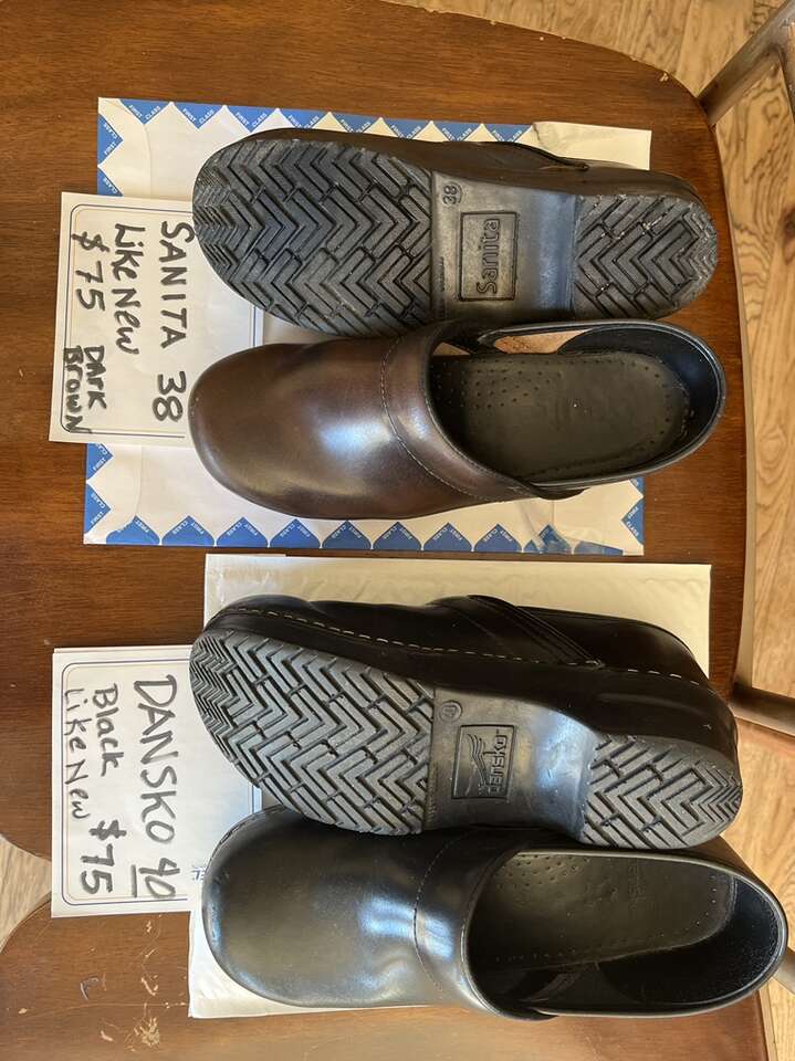 Black And Brown Dansko / Sanita Professional Clogs