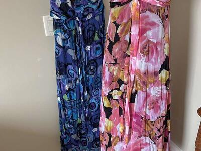 Ladies, Small Strapless Prom Gown Evening Wear