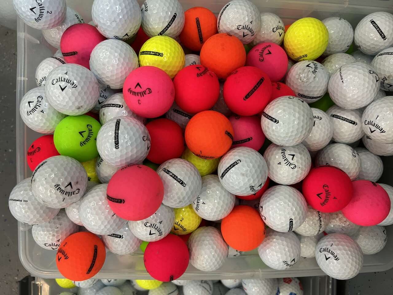 Callaway Supersoft golf balls