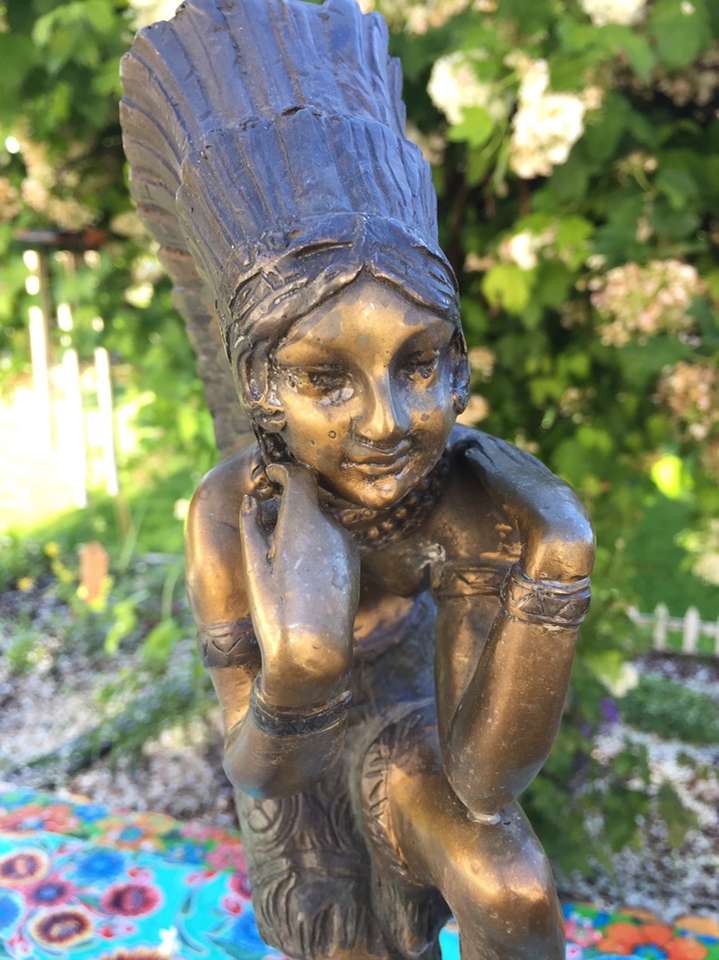 After Chiparus Bronze 1933 Dancing Princess Statue