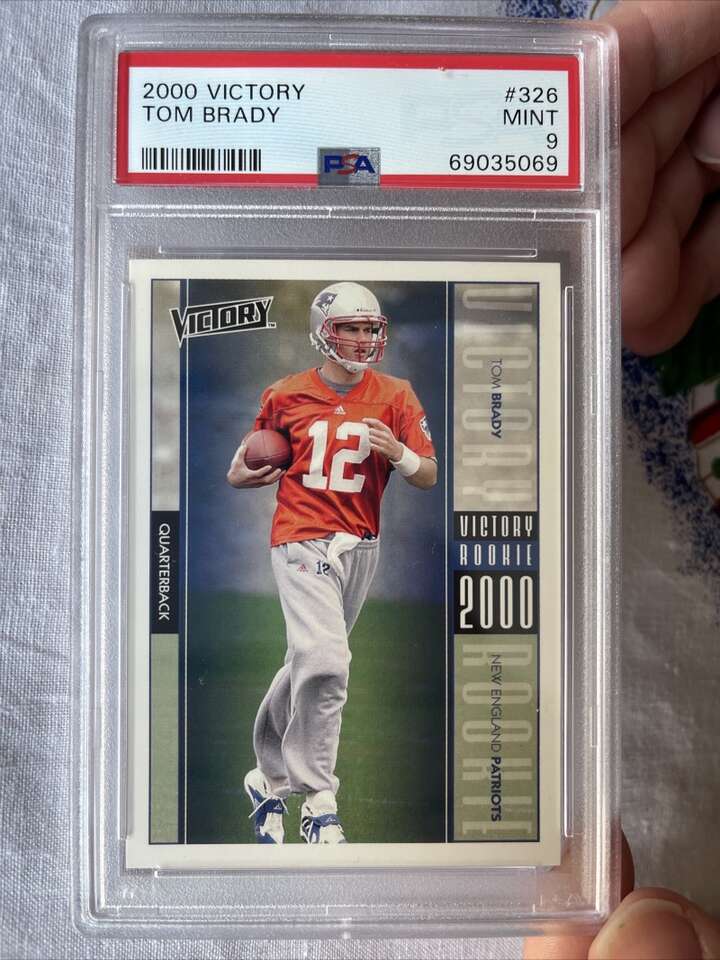 Tom Brady 2000 Upper Deck #326 Rookie Card PSA 9