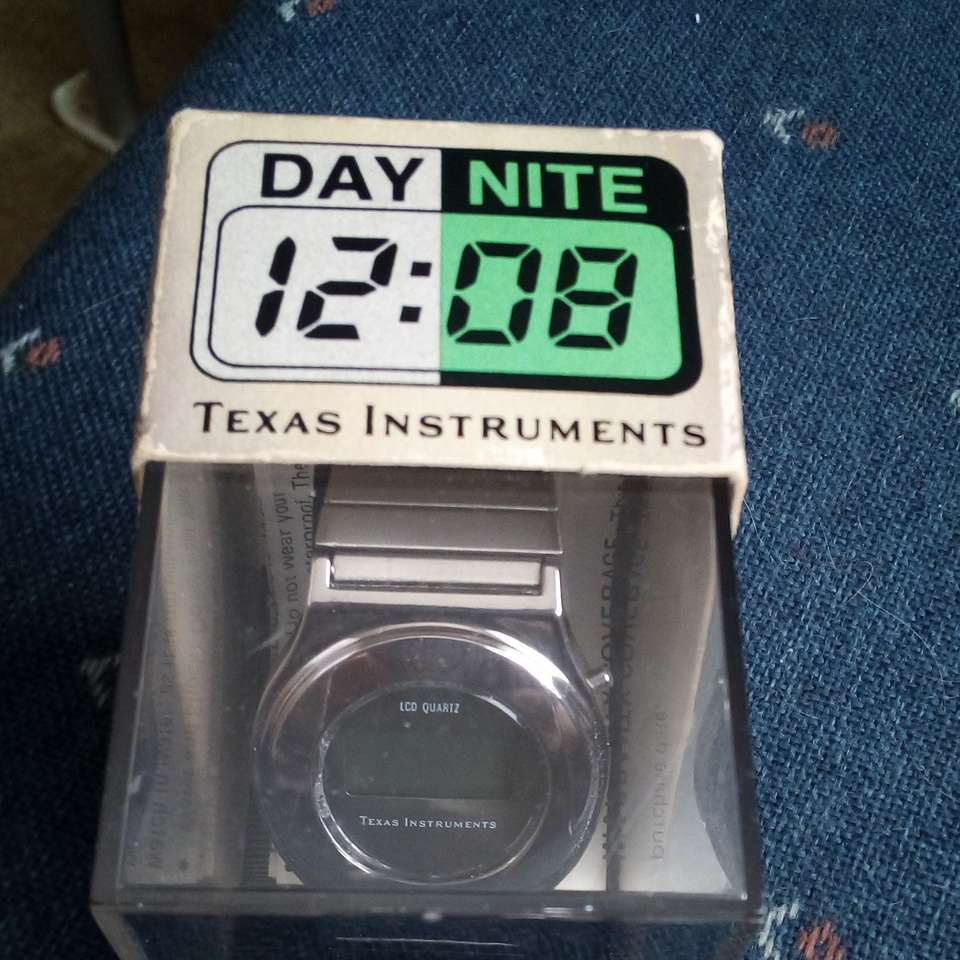 New 1977 Texas Instruments LCD Ti3h Watch
