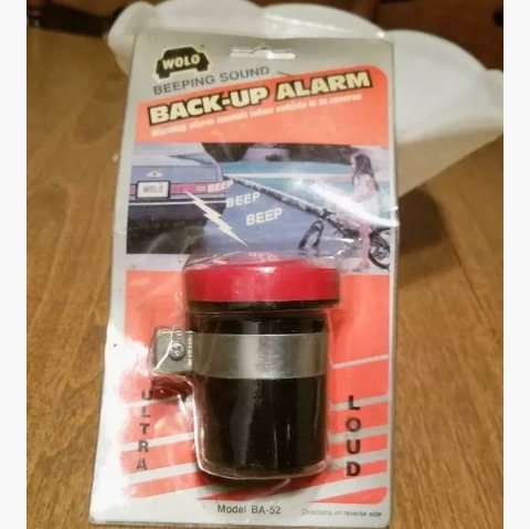 New Equipment Back-up Alarm