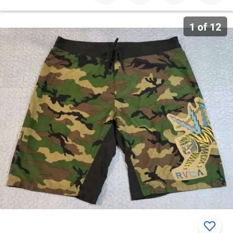 RVCA Balance Of Opposites Board Shorts Size 28