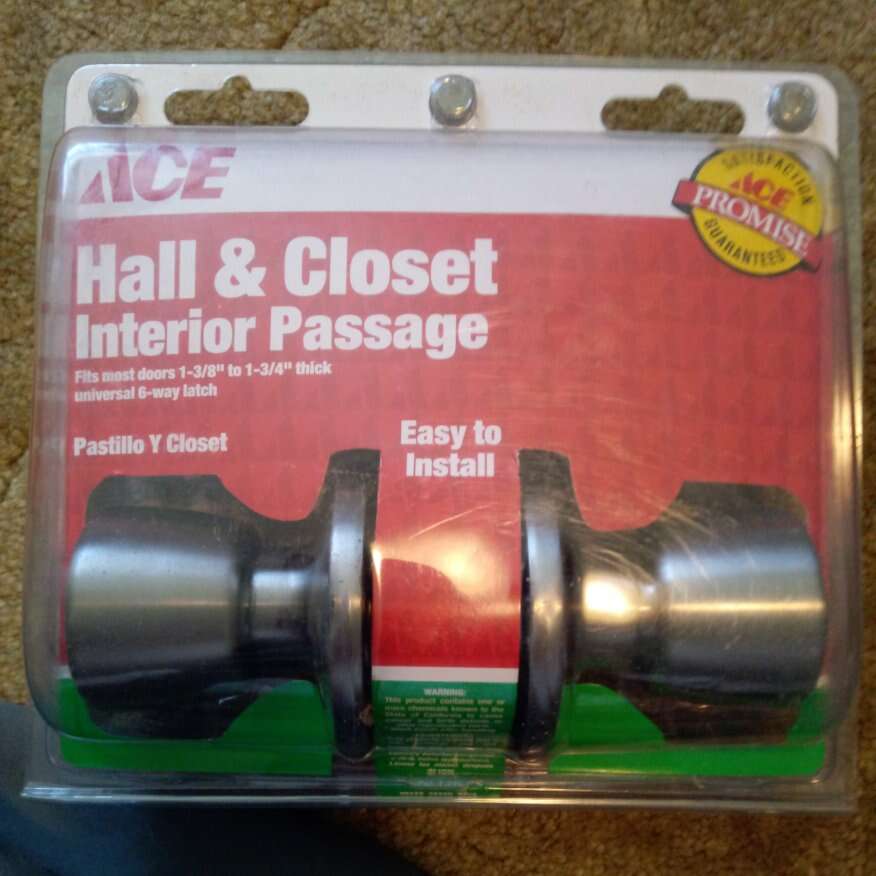 New Ace Hardware Indoor Passage Door Knobs