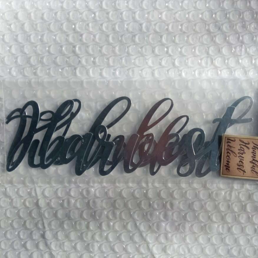 New Stamped Metal Decorative Signs