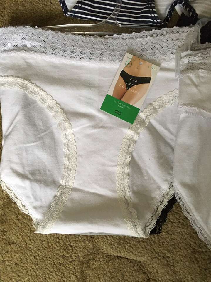 New Womens Dip 95% Cotton Underwear 2 Styles 3pkg