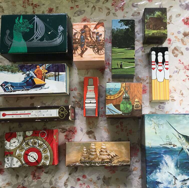 New In The Box Assorted Avon Cologne Glass Bottles