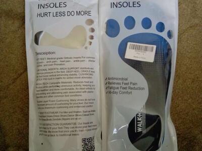 New Walk-Hero Orthotic Insoles