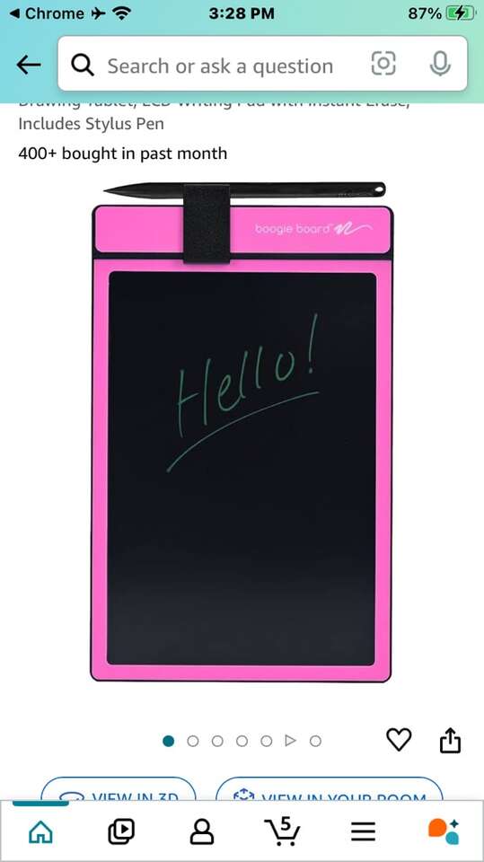 Boogie Board WT-13150 New Battery