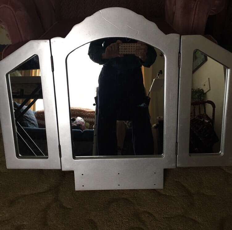 Folding Vanity Mirror 31” X 24”