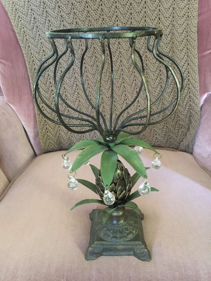 Wrought Iron Plant or Candle Holder Or ??