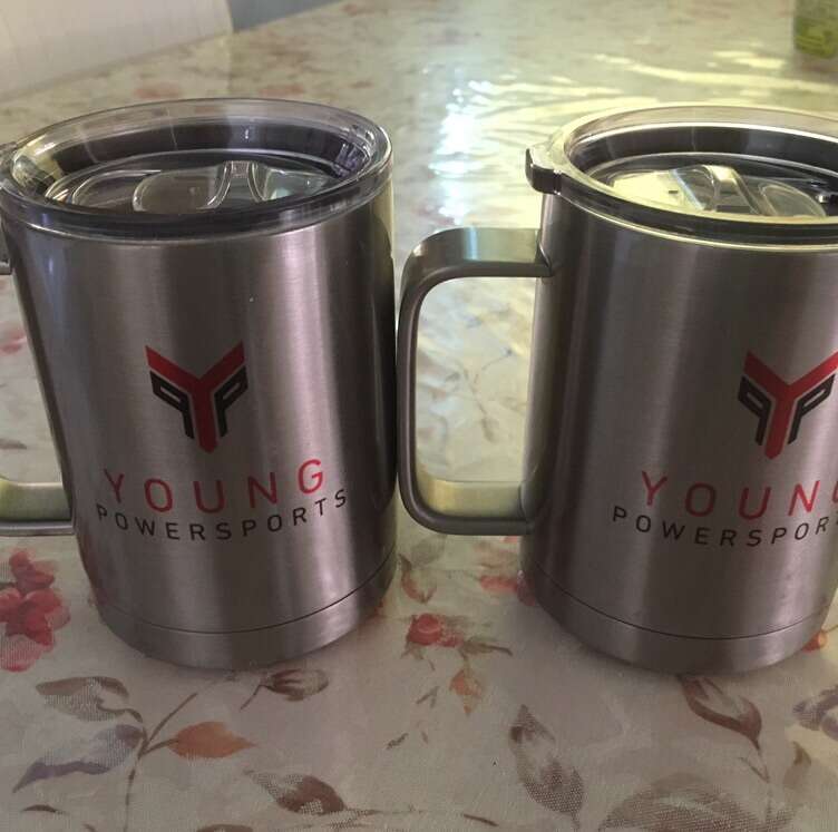 New Young PowerSports 12 Ounce Insulated Mug Cup