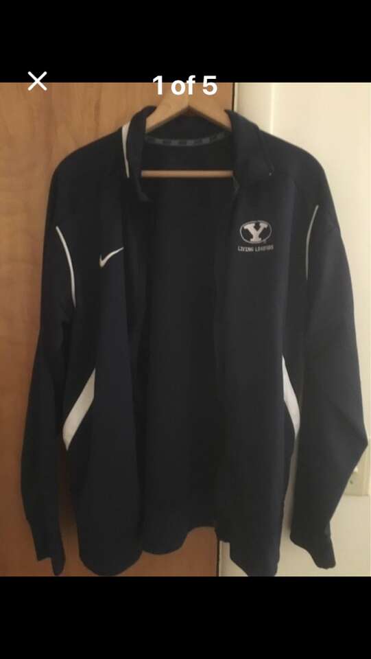 Like New BYU Living Legends Nike Dri-Fit Jacket