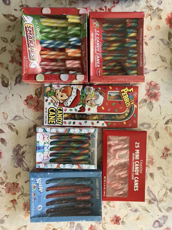 New Christmas Candy Canes Suckers