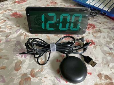Lielongren Large LED Clock LLR010A Bed Shaker