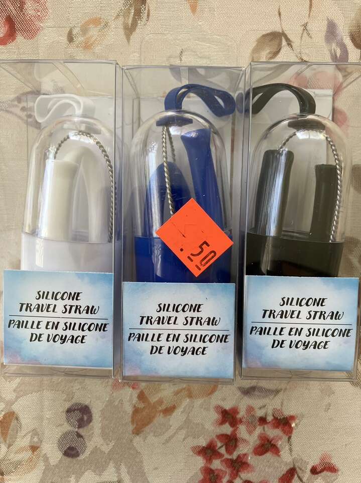 New Silicone Travel Straws