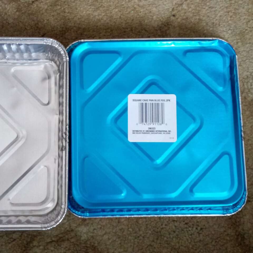 New Set of Two 7x7 Aluminum Baking Pans