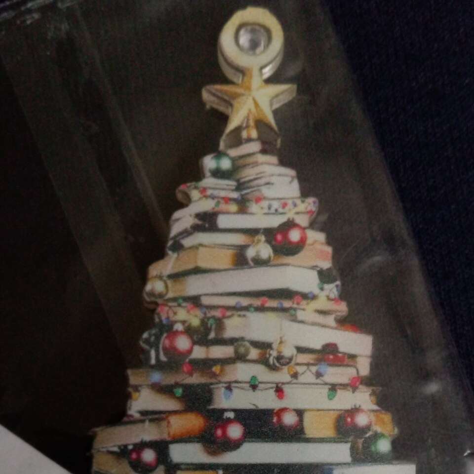 New Books Motif Christmas Tree Ornament