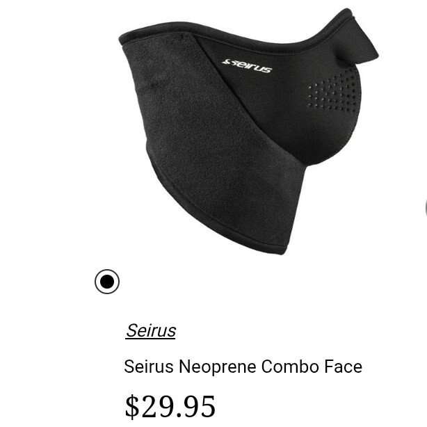 New Seirus Face Mask Scarf Combo w/ Polartec