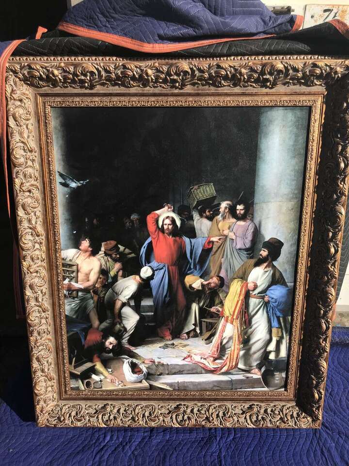 Carl Bloch Framed Art