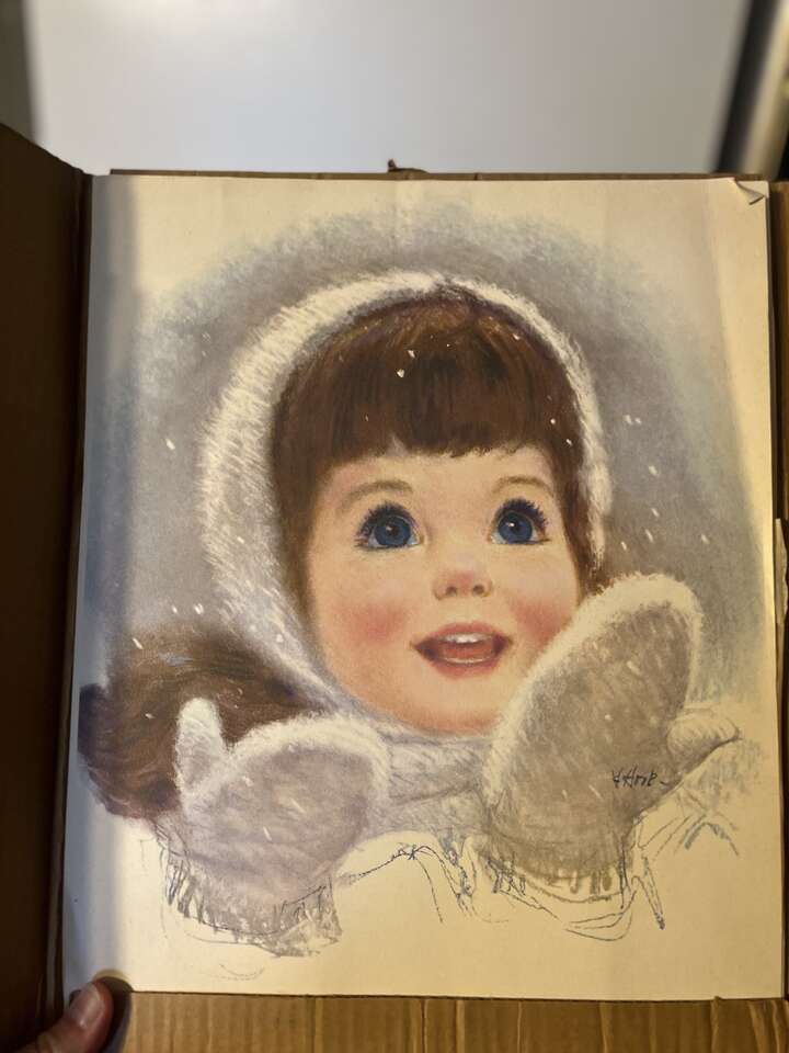 Vintage Northern Paper Mills Prints set of 4 different girls