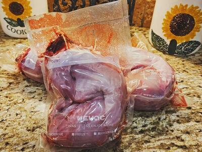 Grass Fed pasture raised Rabbit Meat