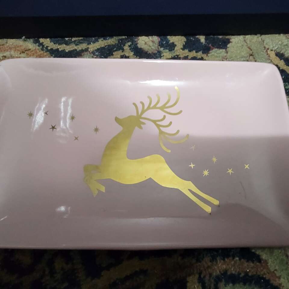 Christmas rein deer snack plate