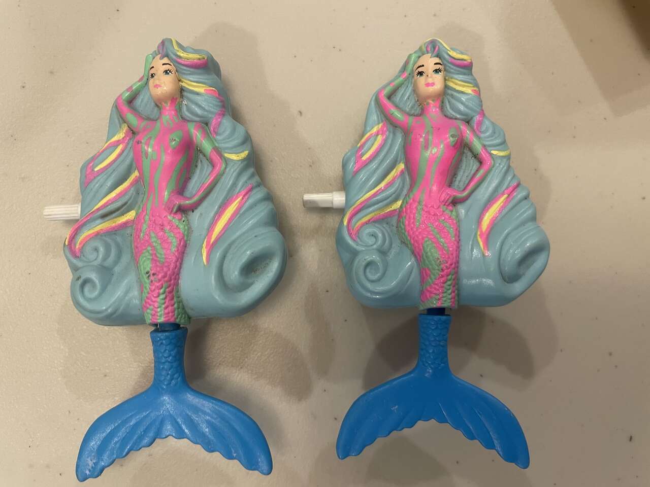 Vintage 1991 McDonalds Happy Meal Toy Windup Barbie Mermaid