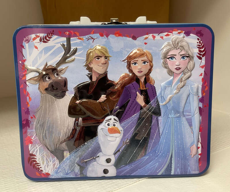 Lunch Box Frozen Characters Elsa Anna Sven Kristoff Olaf