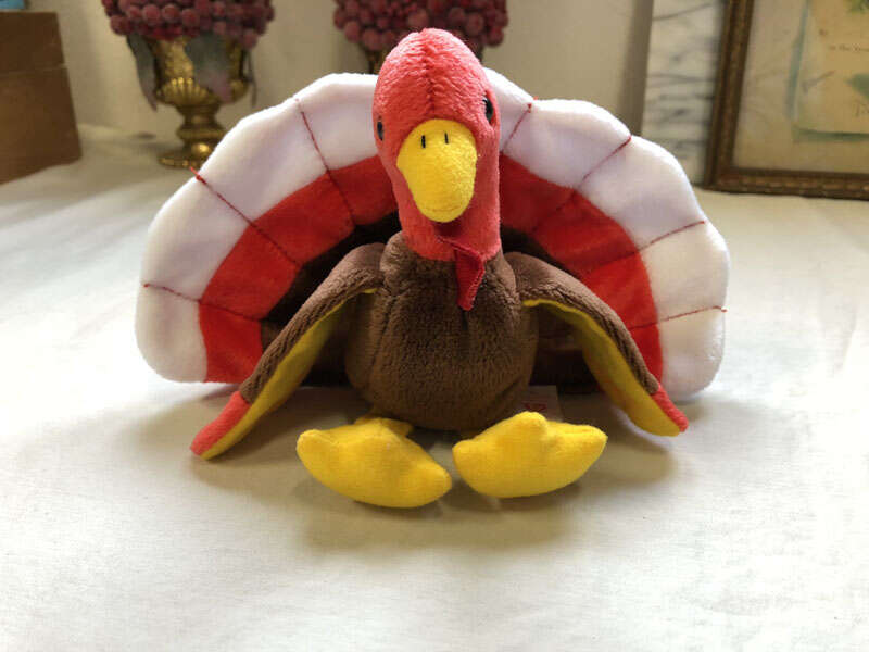 Gobbles the Turkey 1997 TY Beanie Baby Thanksgiving