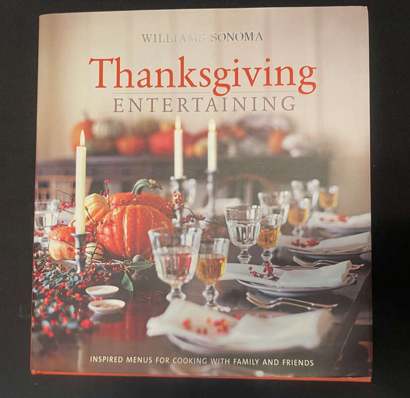Thanksgiving Entertaining Hardcover CookBook by Williams Sonoma